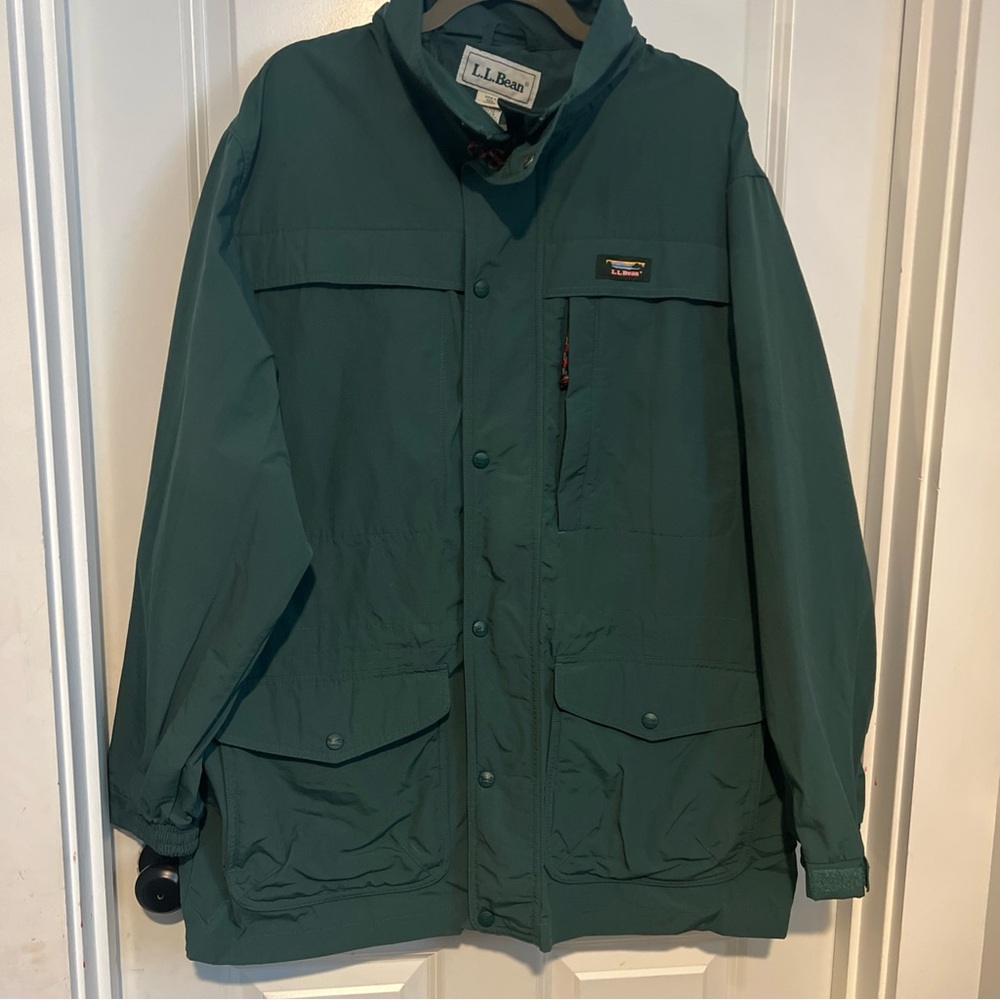 L.L. Bean Men's Green Windbreaker